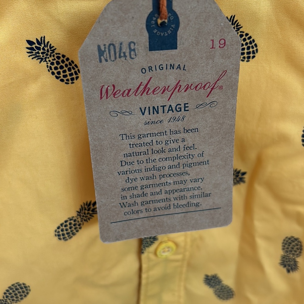 New Weatherproof Vintage Pineapple Top - Picture 3 of 7